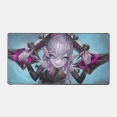 Rose Thorn Gaming Desk Mat | Cute Vampire thème (Recto)