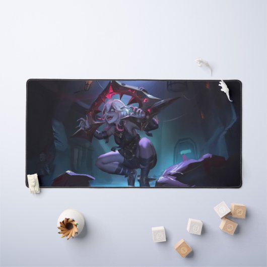 Rose Thorn Gaming Desk Mat | Cute Vampire thème (Tableau pour enfants)