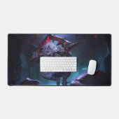 Rose Thorn Gaming Desk Mat | Cute Vampire thème (Clavier et souris)