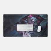 Rose Thorn Gaming Desk Mat | Cute Vampire thème (Clavier et souris)
