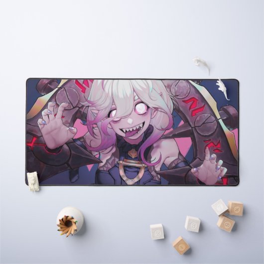 Rose Thorn Gaming Desk Mat | Cute Vampire thème (Tableau pour enfants)