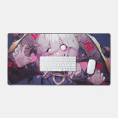 Rose Thorn Gaming Desk Mat | Cute Vampire thème (Clavier et souris)