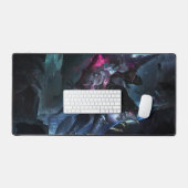 Rose Thorn Gaming Desk Mat | Cute Vampire thème (Clavier et souris)