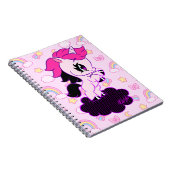 Rose tiré par la main mignon du carnet | (Côté Droit)
