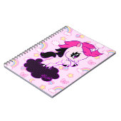 Rose tiré par la main mignon du carnet | (Côté gauche)