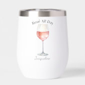 Rosé Toute La Journée Vin Lover Vin Tumbler (Arrière)
