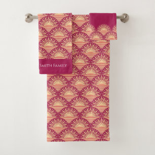 Rose Tropical Boho Rose Gold coucher / lever du so