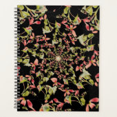 Rose Vert doux noir Begonia art fractal (Devant)