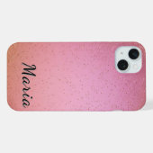 Rose vibrant et fond scintillant (Verso Horizontal)