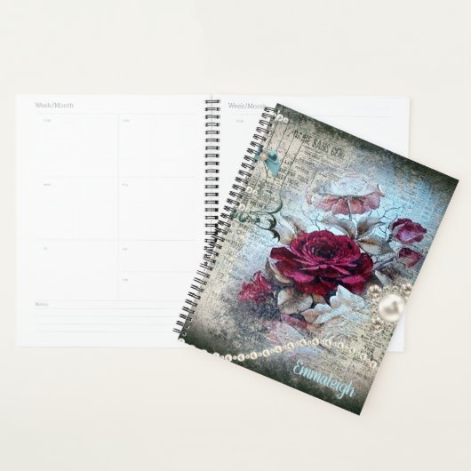 Rose victorien Ephemera (Devant avec enveloppe)