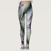 Rose victorien Ephemera Leggings (Devant)