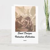 Rose victorienne - Carte d'anniversaire (Dos)