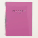 rose vif<br><div class="desc">Planner rose vif. Code couleur hexadécimal #CB649C</div>