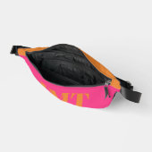 Rose vif et orange avec monogramme (Ouvrir)