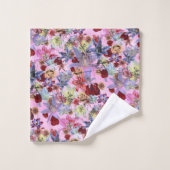 Rose Vintage floral (Gant de toilette)