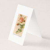 Rose vintage mignon ajouter le Carte de remercieme (Back)