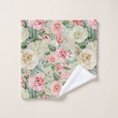 Rose Vintage romantique (Gant de toilette)