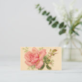 Rose Vintage rose Carte de visite (Debout devant)