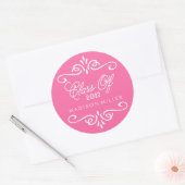Rose vintage | Stickers Graduation (Enveloppe)