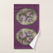 Rose / Violet (Serviette à main)