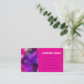 Rose, violet, Carte de visite Royal Blue (Debout devant)