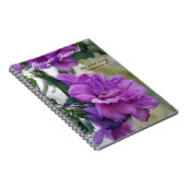 Rose violet de Sharon Flower Art Prayer Journal (Côté Droit)