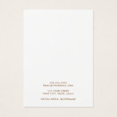 Rose violet doux élégant romantique (Dos)