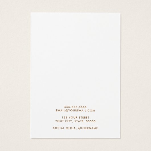 Rose violet doux élégant romantique (Dos)