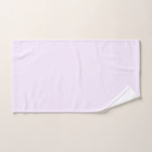 Rose Violet Doux Pâle Blanc Pastel Couleur Uni (Serviette à main)