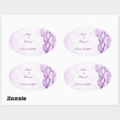 Rose violet Enregistrer les stickers Date (Feuille)