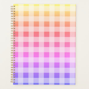 Rose Violet Girl Joli Plaid Arc-en-ciel