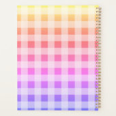 Rose Violet Girl Joli Plaid Arc-en-ciel (Dos)