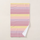 Rose violet Jaune moderne tendance Modèle élégant (Serviette à main)