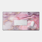 rose, violet, marbre doré (Clavier et souris)