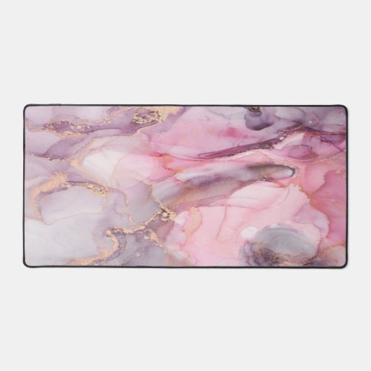 rose, violet, marbre doré (Recto)