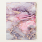rose, violet, marbre doré (Dos)