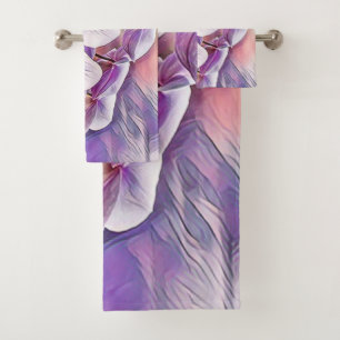 Rose violet mignon orchidée couleur de l'aquarelle