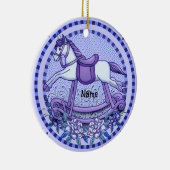 Rose violet ornement du Cheval-Rocher (Droite)