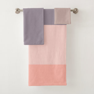 rose, violet, rayures blanches
