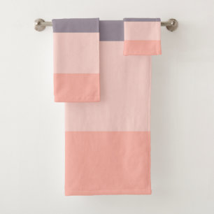 rose, violet, rayures blanches