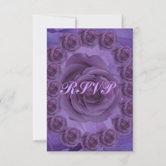 Rose violet RSVP (Devant)