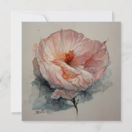 Rose Watercolor Painting  Kaart