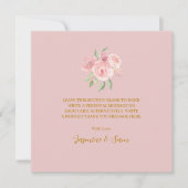 ROSE-waterverf Bedankkaart (Voorkant)