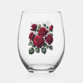 Rose Wijnglas Zonder Voet (Voorkant)