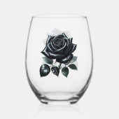 Rose Wijnglas Zonder Voet (Voorkant)