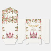 Rose Wildflower Fairytale Castle Baby Shower Bedankdoosjes (Ongevouwen)