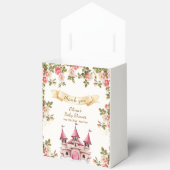 Rose Wildflower Fairytale Castle Baby Shower Bedankdoosjes (Open)