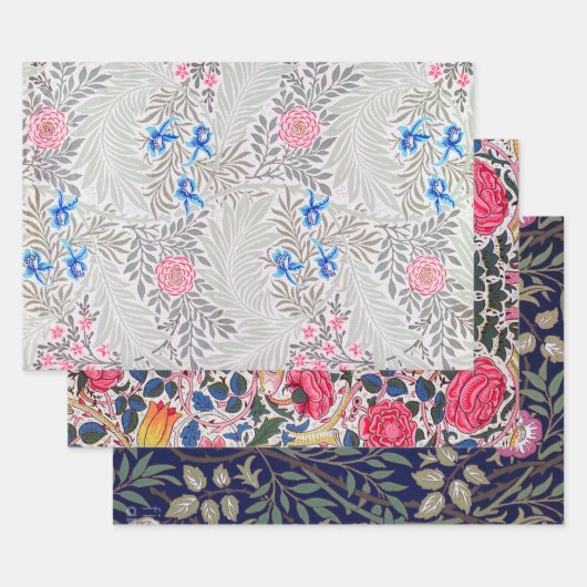 Rose, William Morris Inpakpapier Vel (Set)