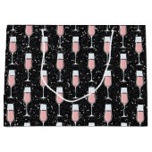 Rose Wine Pattern Groot Cadeauzakje (Voorkant)