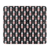 Rose Wine Pattern Snijplank (Voorkant)